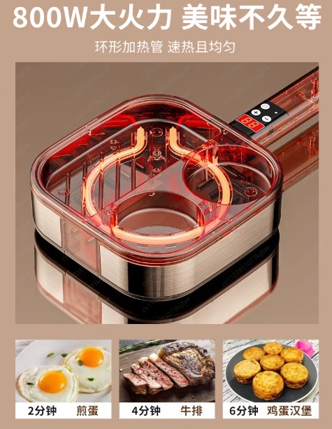 3-in-1 ノンスティックフライパン、卵・ベーコン・ステー - Home Cooking Steak のレビューと価格