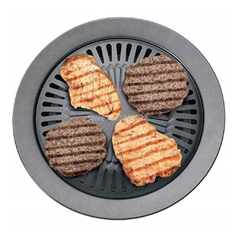 韓国製ポータブル屋外無煙BBQグリルパン - 家庭用ガスコン - Dosa Pan Iron のレビューと価格