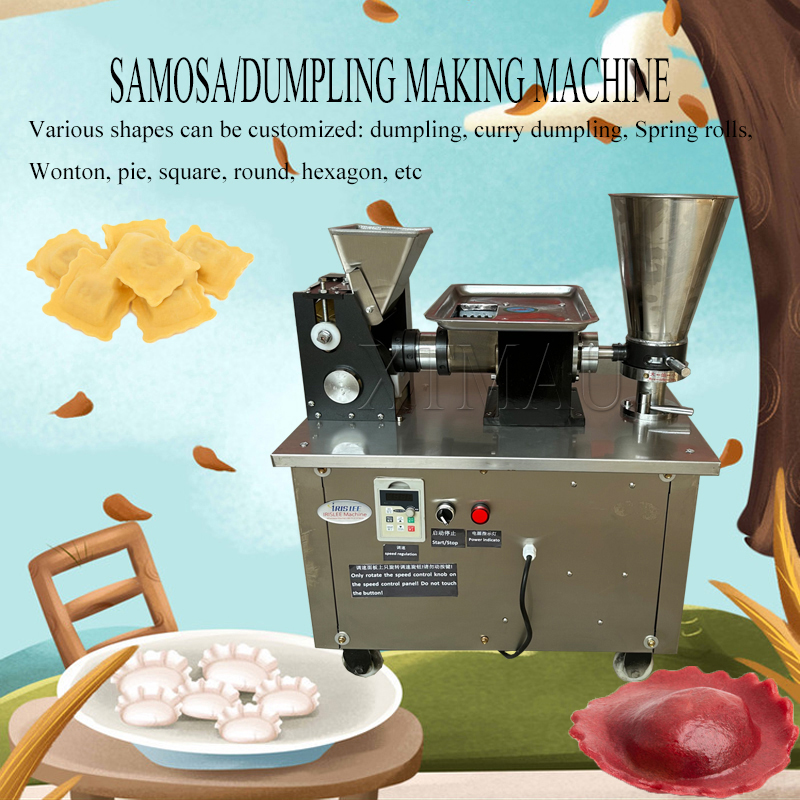 電動220V110V自動サモサ製造機、ラビオリメーカー、春巻 - Gyoza Dumpling Maker のレビューと価格