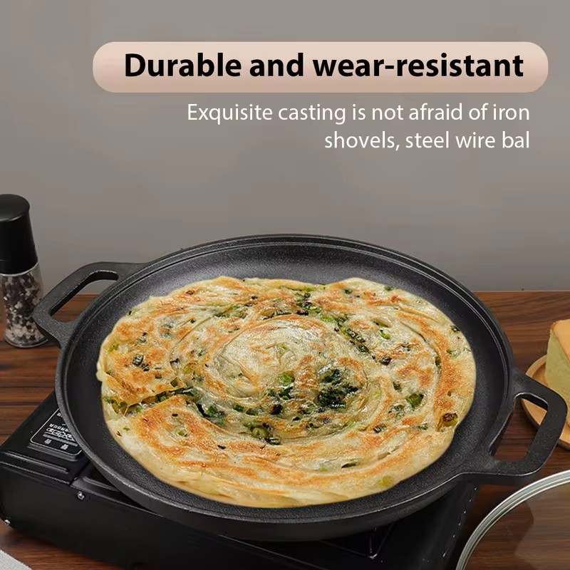 頑丈な鋳鉄製フライパン、ノンスティック加工、ステーキ、卵、パ - Dosa Pan Iron のレビューと価格