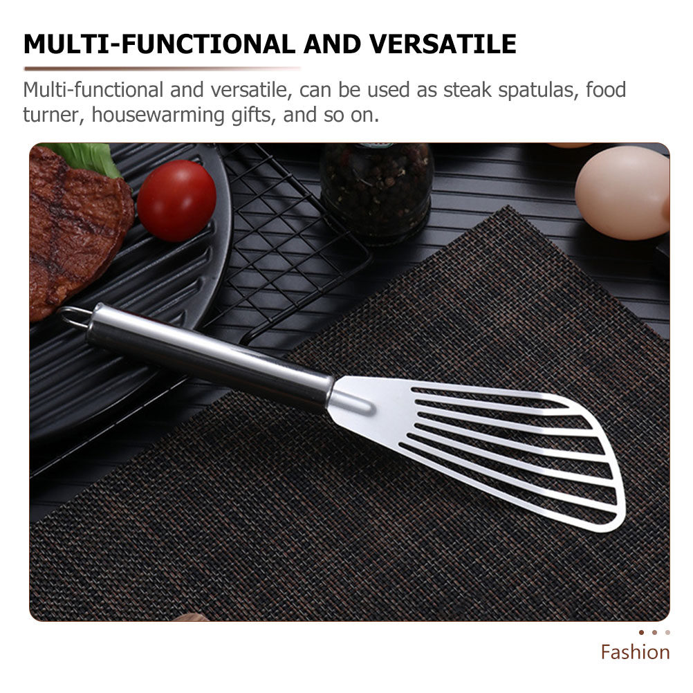 プロ仕様のステンレス製ステーキ用ヘラ3本セット。家庭用、レス - Home Cooking Steak のレビューと価格