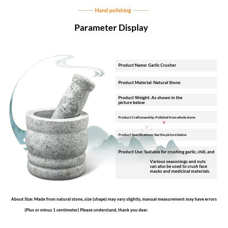 天然花崗岩製の乳鉢と乳棒、頑丈で磨き上げられた、汚れに強い、 - Mortar Pestle Granite のレビューと価格