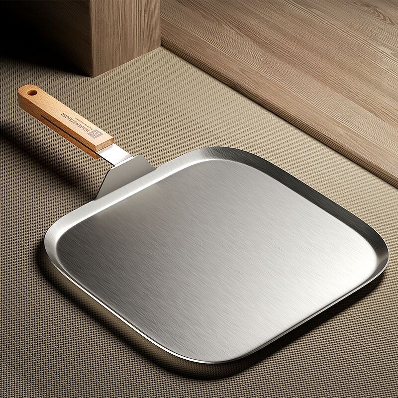Looookストア 厚みのあるステンレス製スクエアフラットパ - Home Cooking Steak のレビューと価格