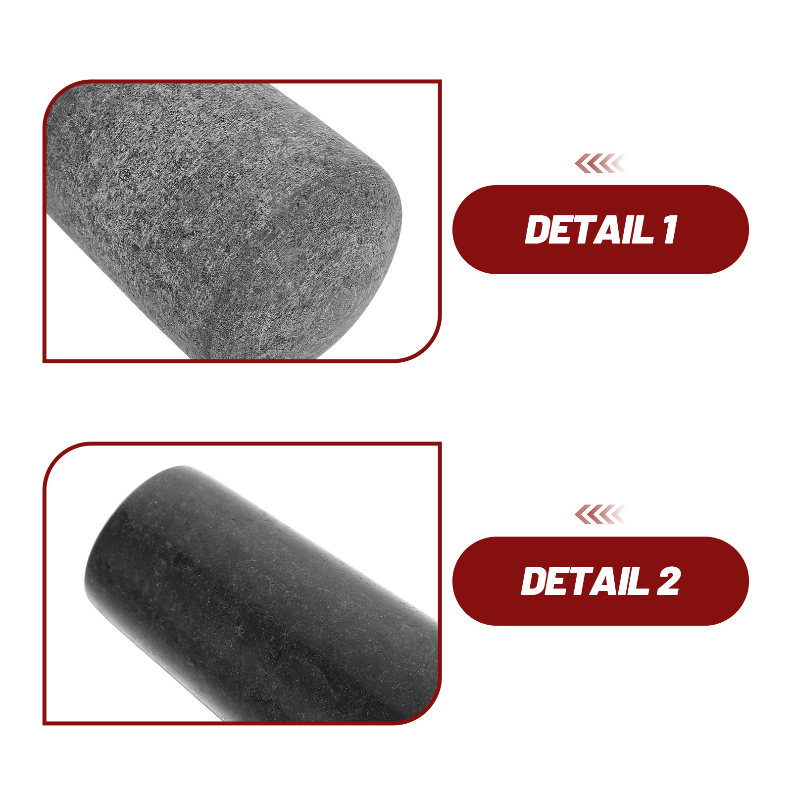 石臼とニンニクすり鉢 手動マッシュスティック パウンダー グ - Mortar Pestle Granite のレビューと価格