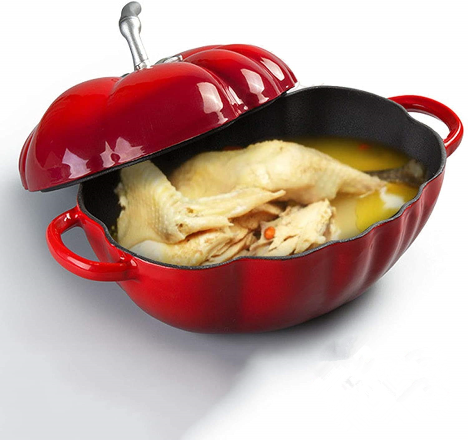 25cm トマトエナメル鋳鉄ダッチオーブン 2.9L キャセ - Dosa Pan Iron のレビューと価格