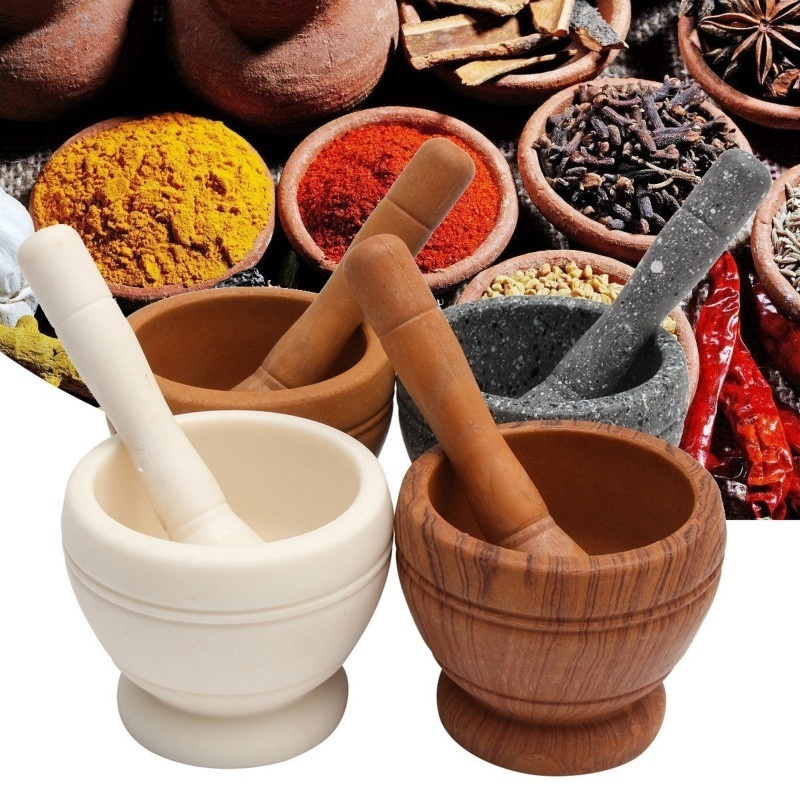グラインダーモルタル粉砕ボウル、ガーリックプレス、ペストルグ - Mortar Pestle Granite のレビューと価格