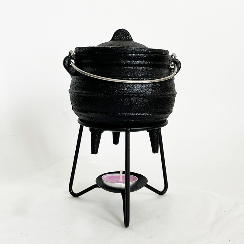 金属ホルダー付き鋳鉄鍋,南アフリカのポット,8 #, 4.3 - Dosa Pan Iron のレビューと価格