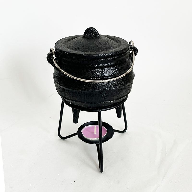 金属ホルダー付き鋳鉄鍋,南アフリカのポット,8 #, 4.3 - Dosa Pan Iron のレビューと価格