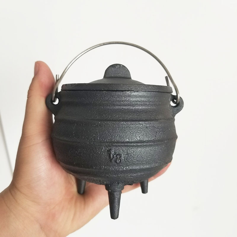 金属ホルダー付き鋳鉄鍋,南アフリカのポット,8 #, 4.3 - Dosa Pan Iron のレビューと価格