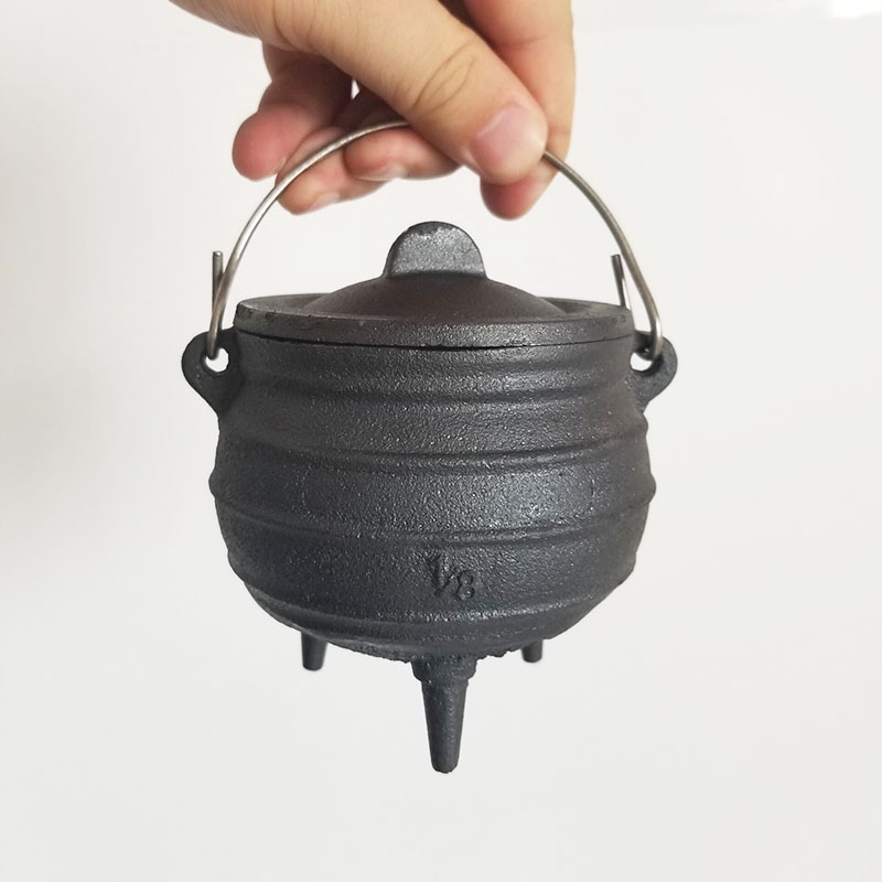 金属ホルダー付き鋳鉄鍋,南アフリカのポット,8 #, 4.3 - Dosa Pan Iron のレビューと価格