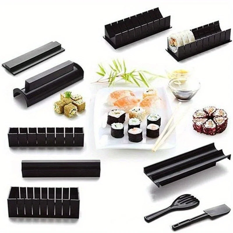 日本の寿司作りセット、飯巻き型、海苔巻きローラー、キッチンガ - Home Cooking Japanese Food のレビューと価格
