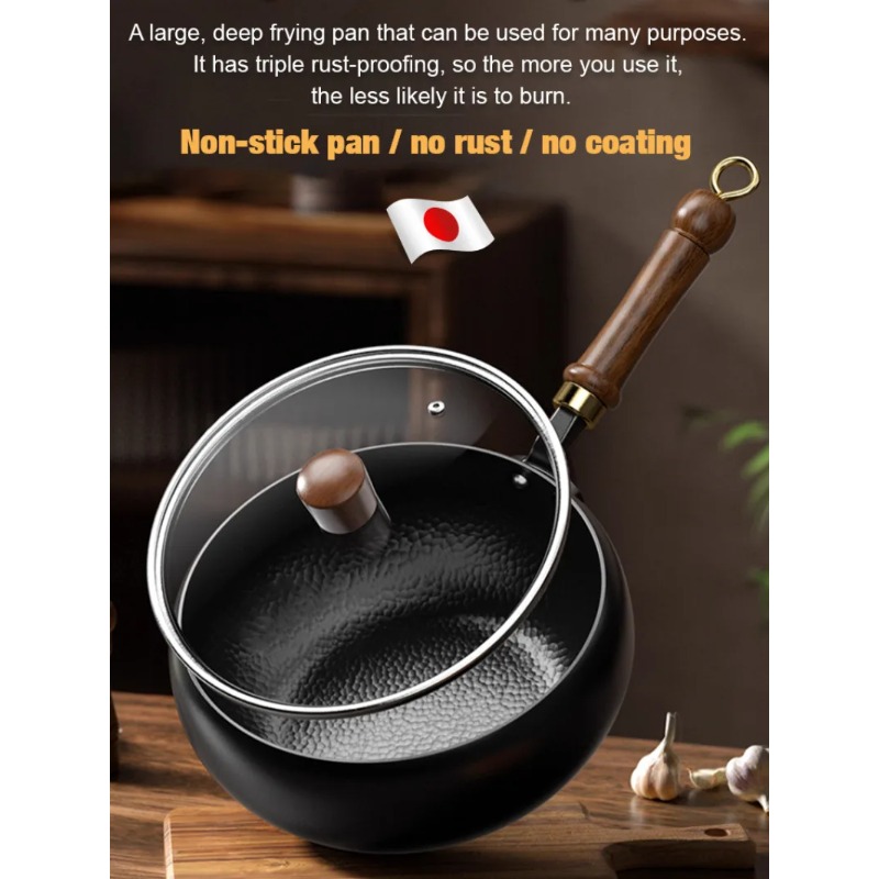 ビッグベリーポット 無塗装手作り鉄鍋 家庭用調理鍋 ノンステ - Dosa Pan Iron のレビューと価格