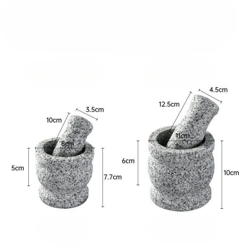 家庭用・業務用花崗岩製ガーリックマッシャー、昔ながらの石臼と - Mortar Pestle Granite のレビューと価格