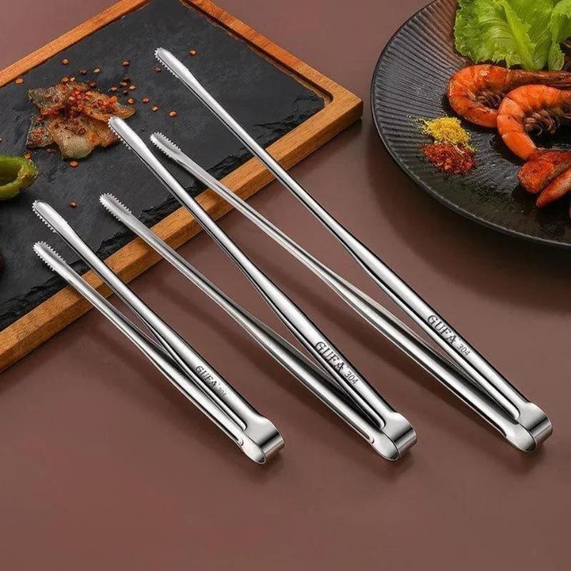 ステンレス製調理用トング 韓国バーベキューフードグリッパー  - Home Cooking Steak のレビューと価格