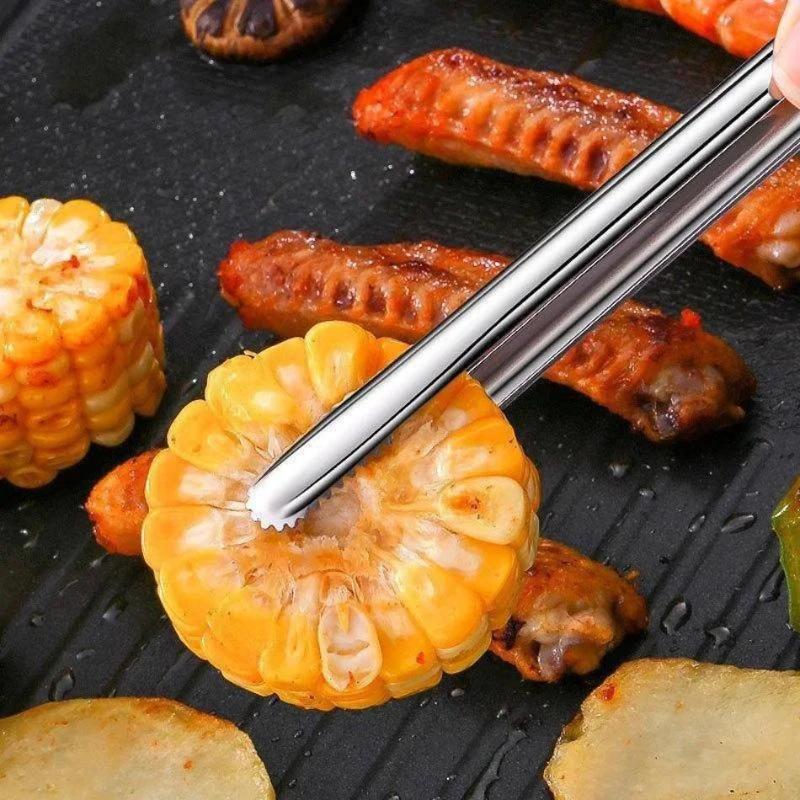 ステンレス製調理用トング 韓国バーベキューフードグリッパー  - Home Cooking Steak のレビューと価格