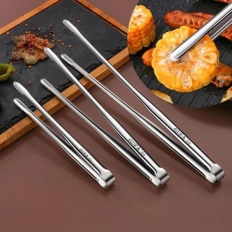 ステンレス製調理用トング 韓国バーベキューフードグリッパー  - Home Cooking Steak のレビューと価格
